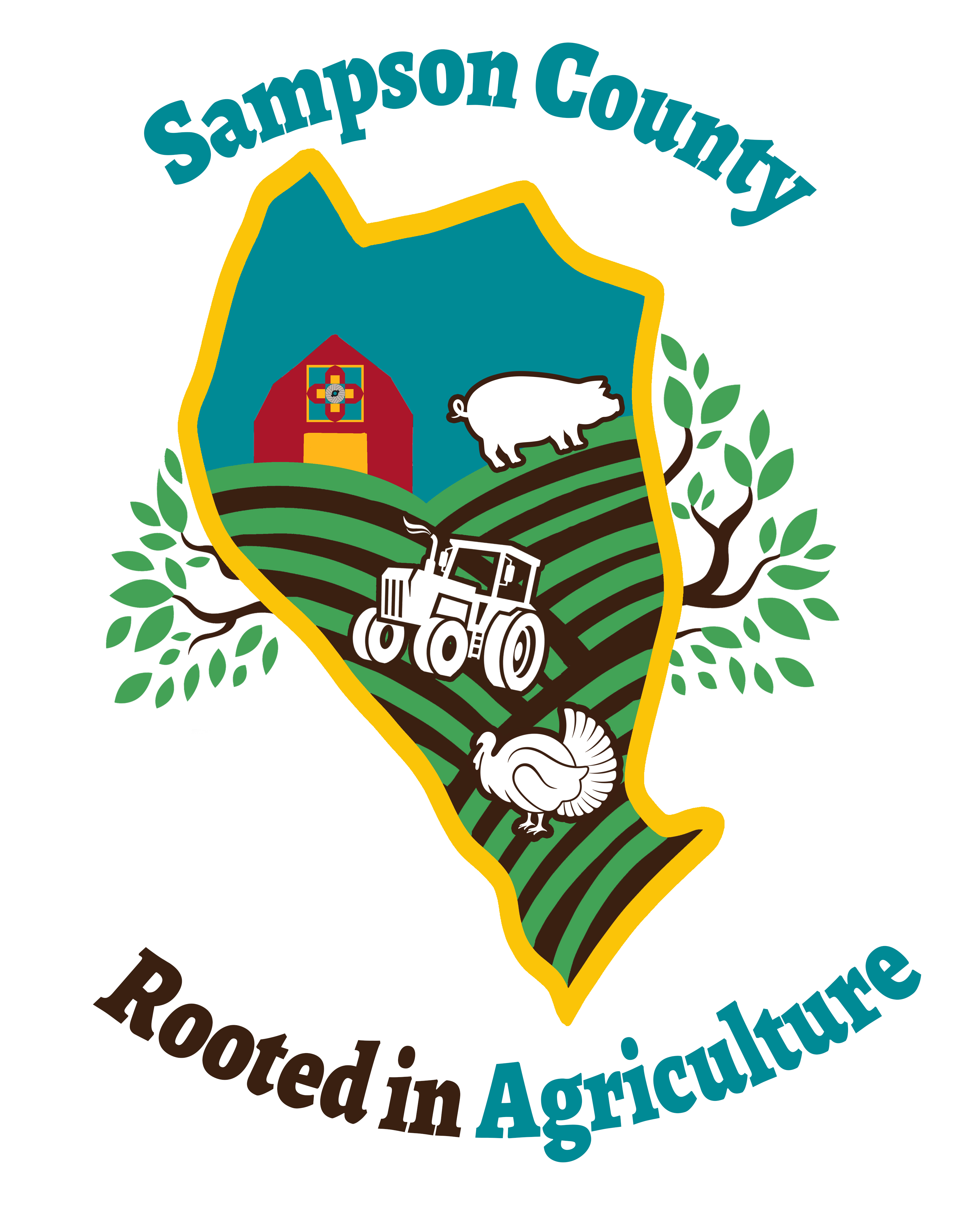 Sampson County Rooted in Agriculture logo