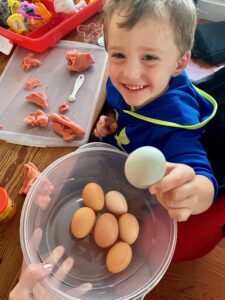 Margaret Ross son and eggs