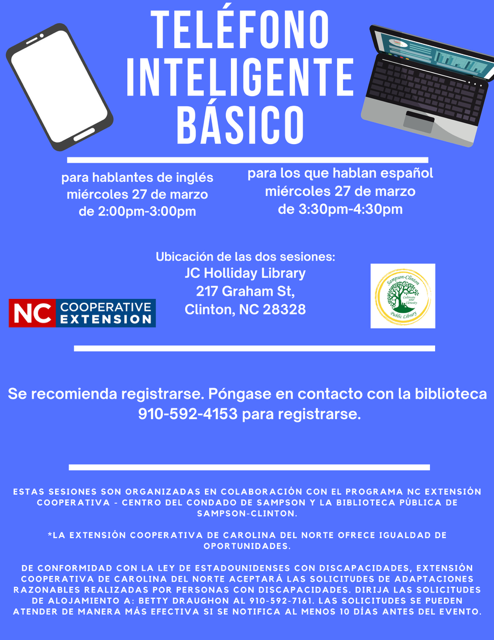 Smartphone Basics Spanish